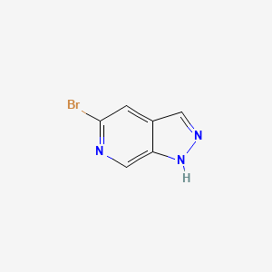 Chemical structure of 5-bromo-1H-pyrazolo[3,4-c]pyridine