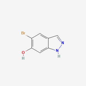 Chemical structure of 5-Bromo-1H-indazol-6-ol