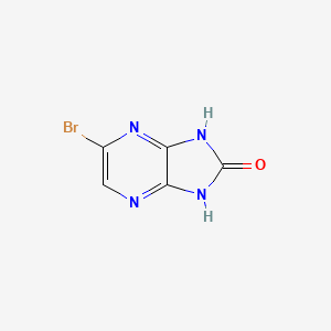 Chemical structure of 5-Bromo-1H-imidazo[4,5-b]pyrazin-2(3H)-one