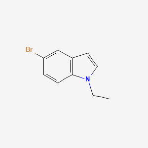 Chemical structure of 5-Bromo-1-ethyl-1H-indole