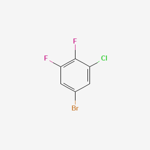 Chemical structure of 5-Bromo-1-chloro-2,3-difluorobenzene