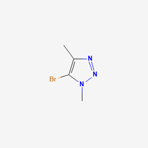 Chemical structure of 5-Bromo-1,4-dimethyl-1H-1,2,3-triazole