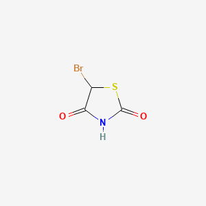 Chemical structure of 5-Bromothiazolidine-2,4-dione
