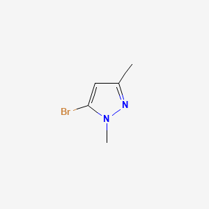 Chemical structure of 5-Bromo-1,3-dimethyl-1H-pyrazole