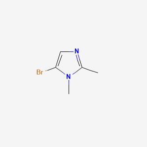 Chemical structure of 5-Bromo-1,2-dimethyl-1H-imidazole
