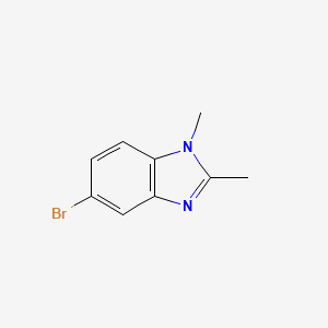 Chemical structure of 5-bromo-1,2-dimethyl-1H-1,3-benzodiazole