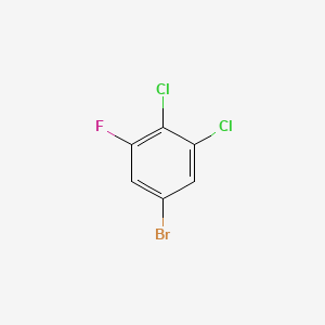Chemical structure of 5-Bromo-1,2-dichloro-3-fluorobenzene