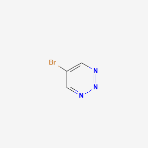 Chemical structure of 5-Bromo-1,2,3-triazine