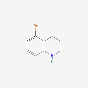 Chemical structure of 5-Bromo-1,2,3,4-tetrahydroquinoline