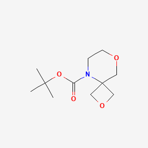 Chemical structure of 5-Boc-2,8-dioxa-5-azaspiro[3.5]nonane
