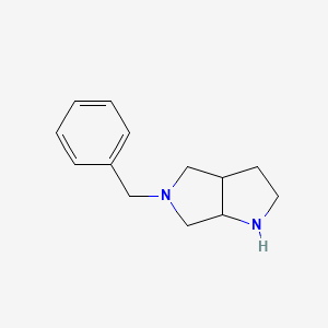 Chemical structure of 5-Benzyl-octahydro-pyrrolo[3,4-b]pyrrole