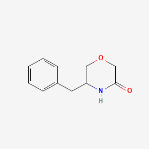 Chemical structure of 5-BenzylMorpholin-3-one