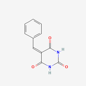 Chemical structure of 5-Benzylidenebarbituric Acid