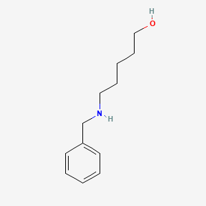 Chemical structure of 5-Benzylamino-1-pentanol