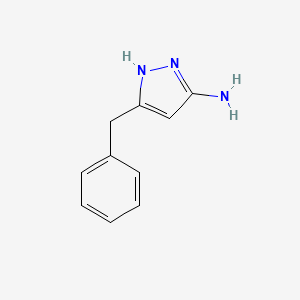 Chemical structure of 5-Benzyl-1H-pyrazol-3-amine