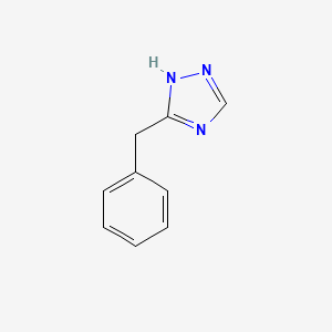 Chemical structure of 5-benzyl-1H-1,2,4-triazole