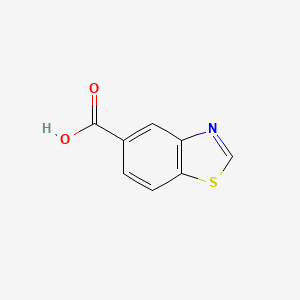 Chemical structure of 5-Benzothiazolecarboxylic Acid