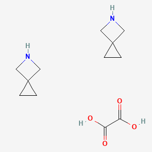 Chemical structure of 5-Azaspiro[2.3]hexane hemioxalate