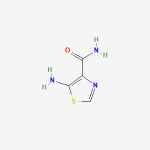 Chemical structure of 5-Aminothiazole-4-carboxamide