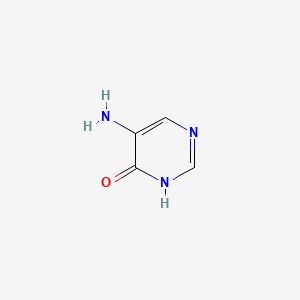 Chemical structure of 5-Aminopyrimidin-4(3H)-one