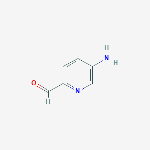 Chemical structure of 5-Aminopicolinaldehyde
