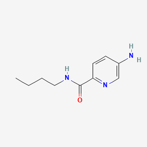 Chemical structure of 5-Amino-N-butylpyridine-2-carboxamide