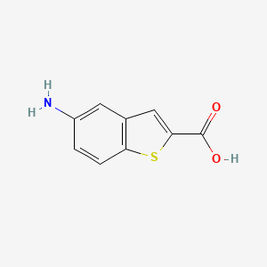 Chemical structure of 5-Aminobenzo[b]thiophene-2-carboxylic acid