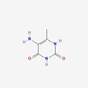 Chemical structure of 5-Amino-6-methylpyrimidine-2,4-diol