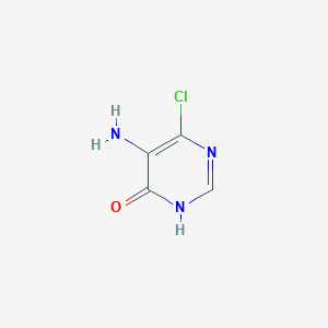 Chemical structure of 5-Amino-6-chloro-pyrimidin-4-ol