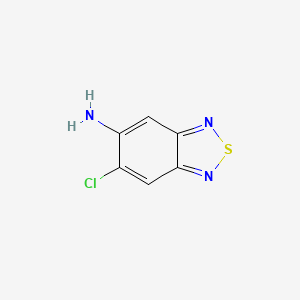 Chemical structure of 5-Amino-6-chloro-2,1,3-benzothiadiazole