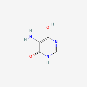 Chemical structure of 5-Amino-4,6-dihydroxypyrimidine