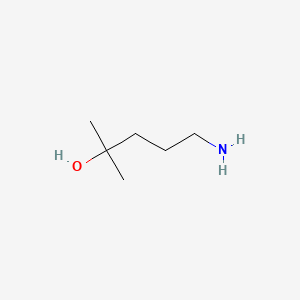 Chemical structure of 5-Amino-2-methyl-2-pentanol