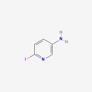 Chemical structure of 6-Iodopyridin-3-amine