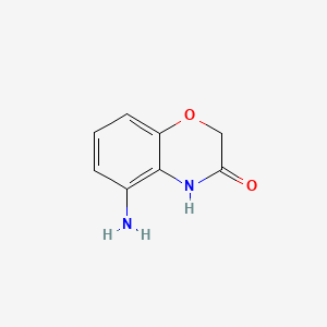 Chemical structure of 5-Amino-2H-benzo[b][1,4]oxazin-3(4H)-one