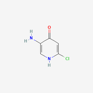 Chemical structure of 5-Amino-2-chloropyridin-4-ol