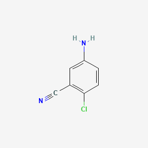 Chemical structure of 5-Amino-2-chlorobenzonitrile