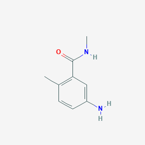 Chemical structure of 5-Amino-2,N-dimethylbenzamide