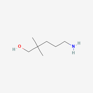 Chemical structure of 5-Amino-2,2-dimethylpentanol