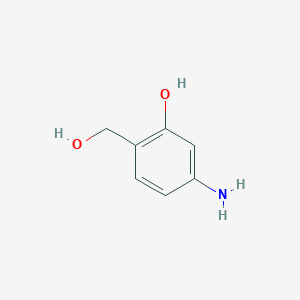Chemical structure of 5-Amino-2-(hydroxymethyl)phenol