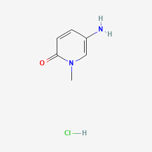 Chemical structure of 5-Amino-1-methylpyridin-2(1H)-one Hydrochloride