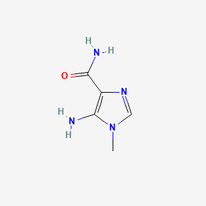 Chemical structure of 5-Amino-1-methyl-1H-imidazole-4-carboxamide