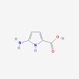Chemical structure of 5-Amino-1H-pyrrole-2-carboxylic acid