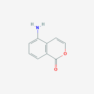 Chemical structure of 5-Amino-1H-isochromen-1-one