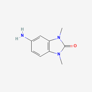 Chemical structure of 5-Amino-1,3-dimethyl-1H-benzo[d]imidazol-2(3H)-one