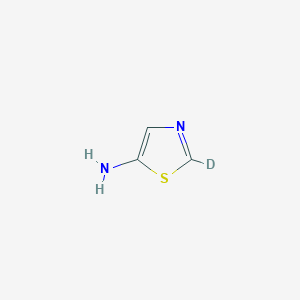 Chemical structure of 5-Amino(thiazole-2-d1)