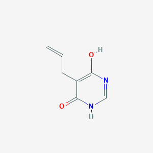 Chemical structure of 5-Allylpyrimidine-4,6-diol