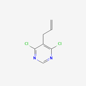 Chemical structure of 5-Allyl-4,6-dichloropyrimidine