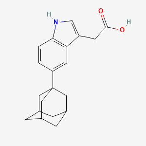 Chemical structure of 5-Adamantyl-IAA