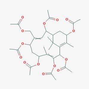 Chemical structure of 5-Acetyltaxachitriene A