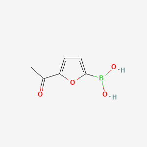 Chemical structure of 5-acetylfuran-2-boronic acid